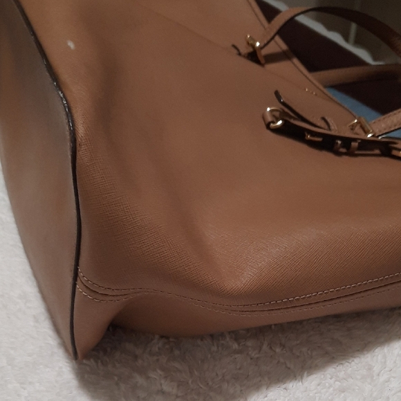 Michael Kors Brown Leather Tote - Picture 14 of 15